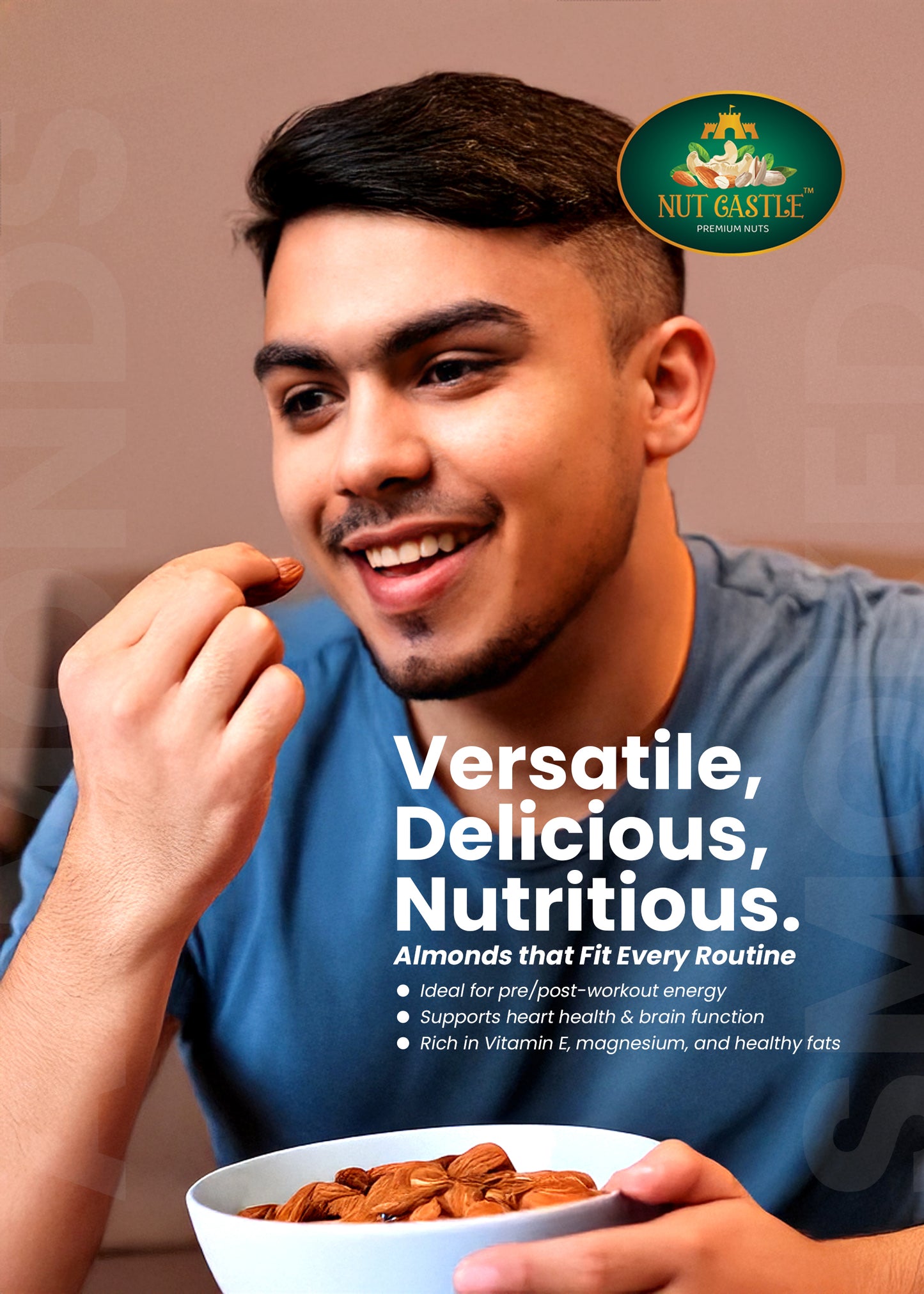 Nut Castle Premium Whole Smoked Almonds