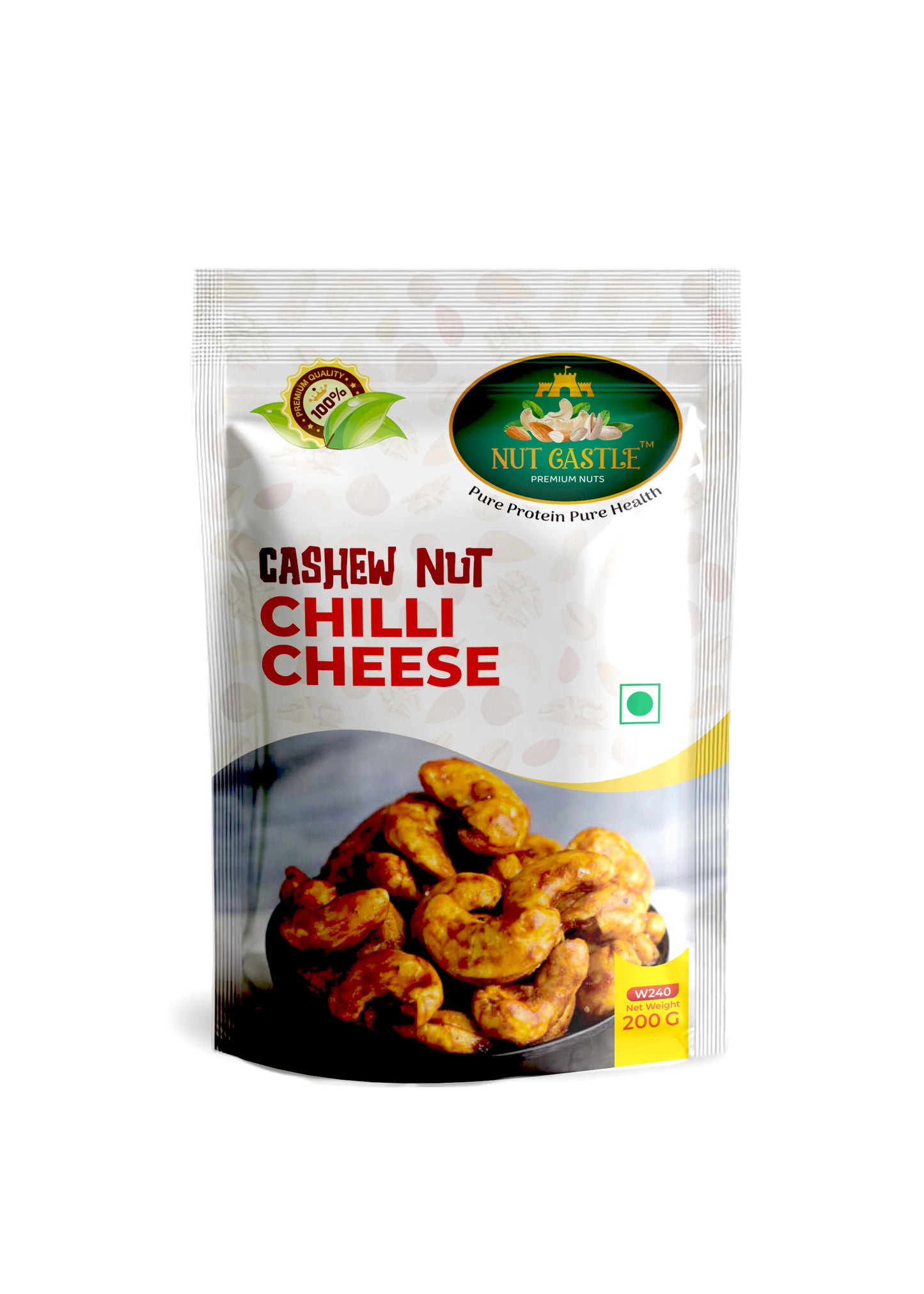 Nut Castle Premium Chilli Cheese Flavored Cashew Nut