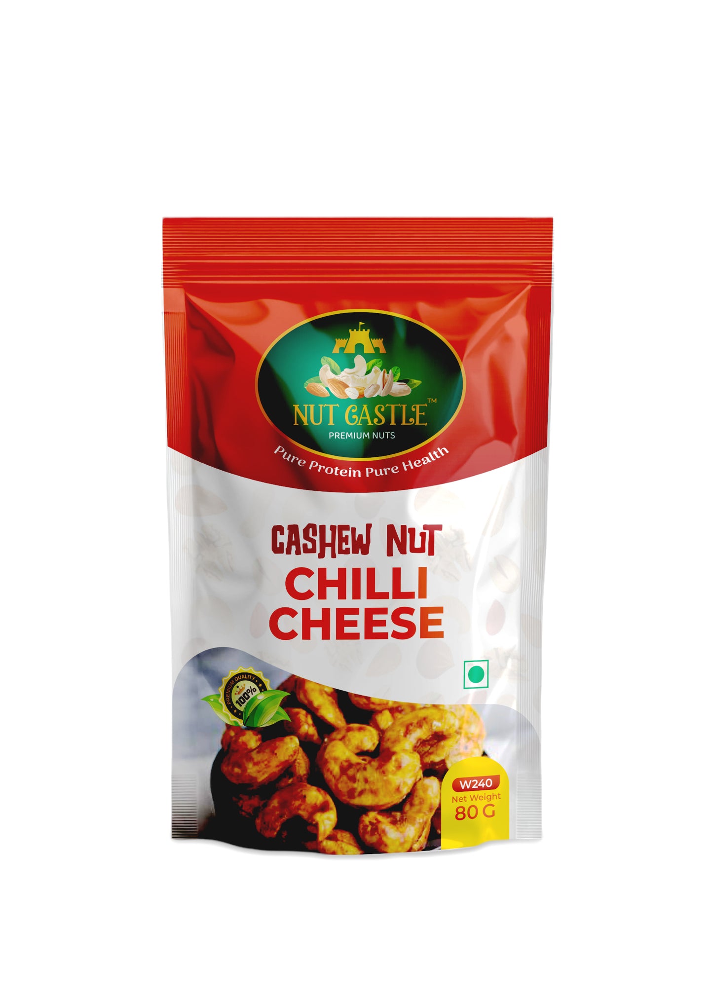 Nut Castle Premium Chilli Cheese Flavored Cashew Nut