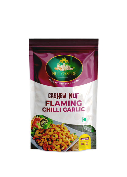 Nut Castle Spicy Flaming Chilli Garlic Flavoured Cashew Nuts