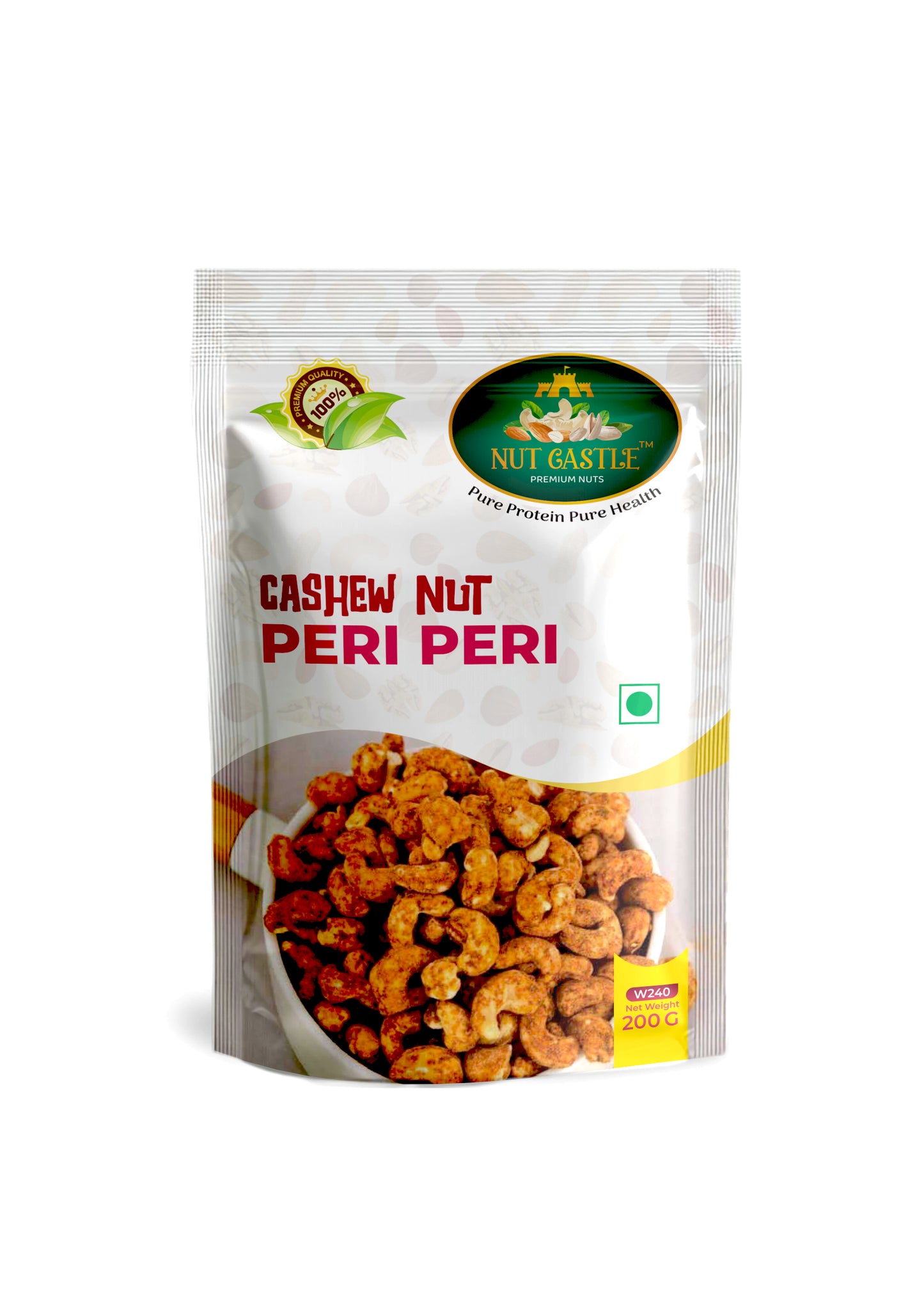 Nut Castle Premium W240 Peri Peri Flavour Cashew Nuts