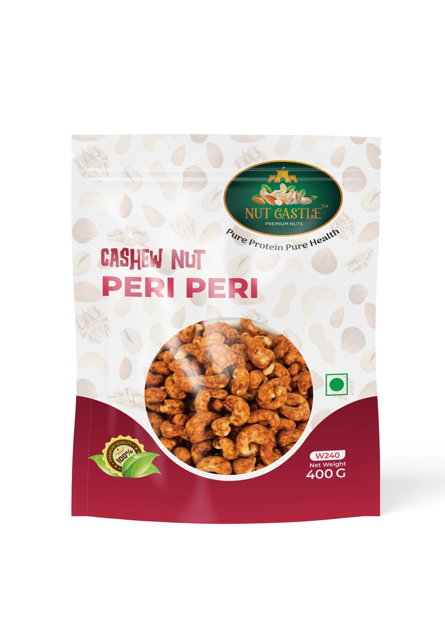 Nut Castle Premium W240 Peri Peri Flavour Cashew Nuts