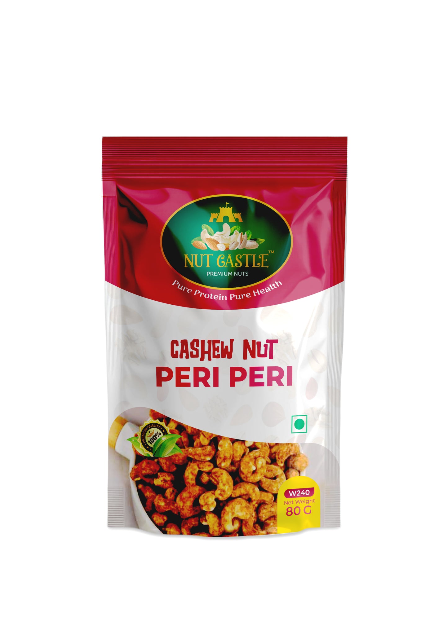 Nut Castle Premium W240 Peri Peri Flavour Cashew Nuts