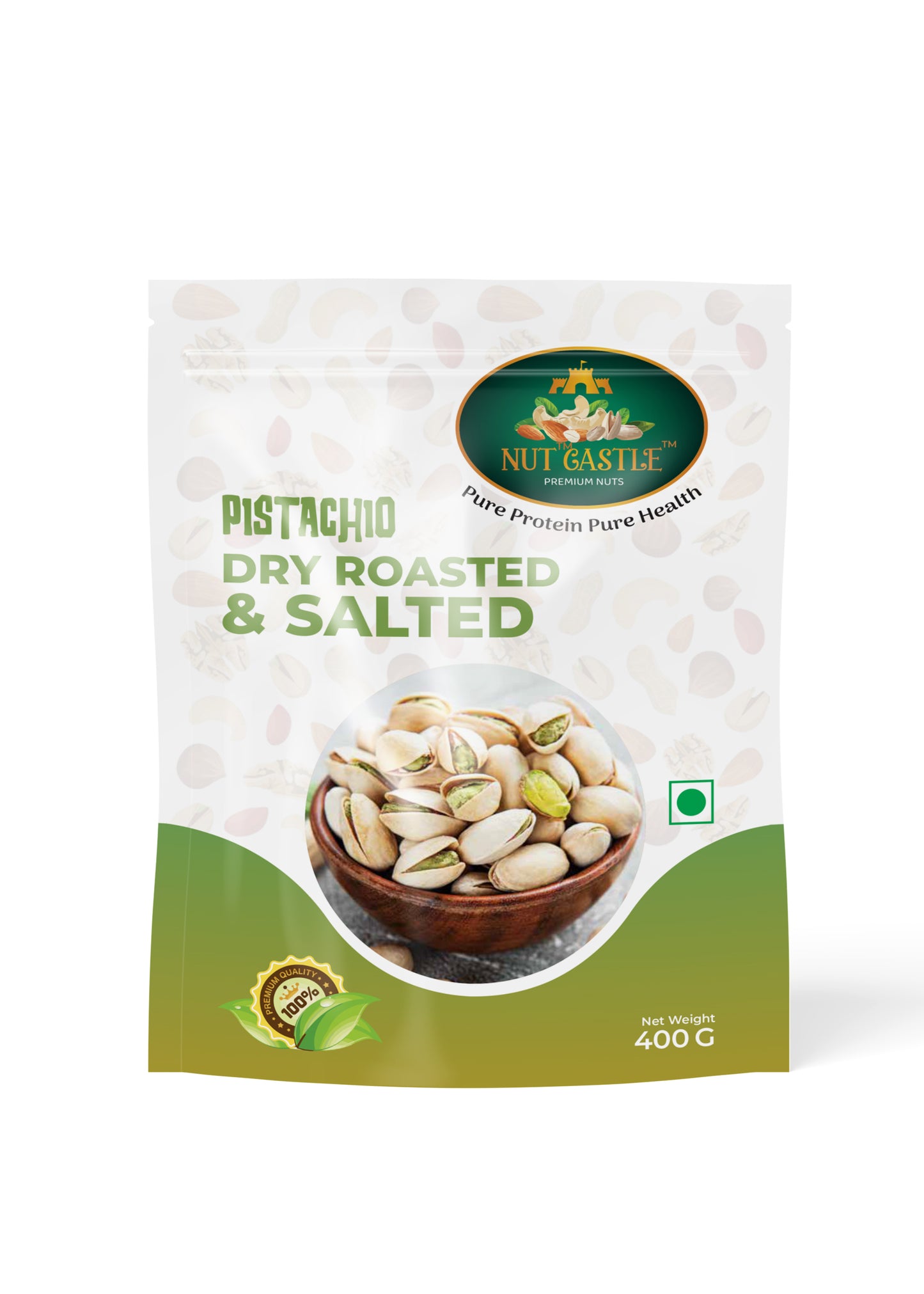 Nut Castle Premium Dry Roasted & Salted Pistachios, 200g
