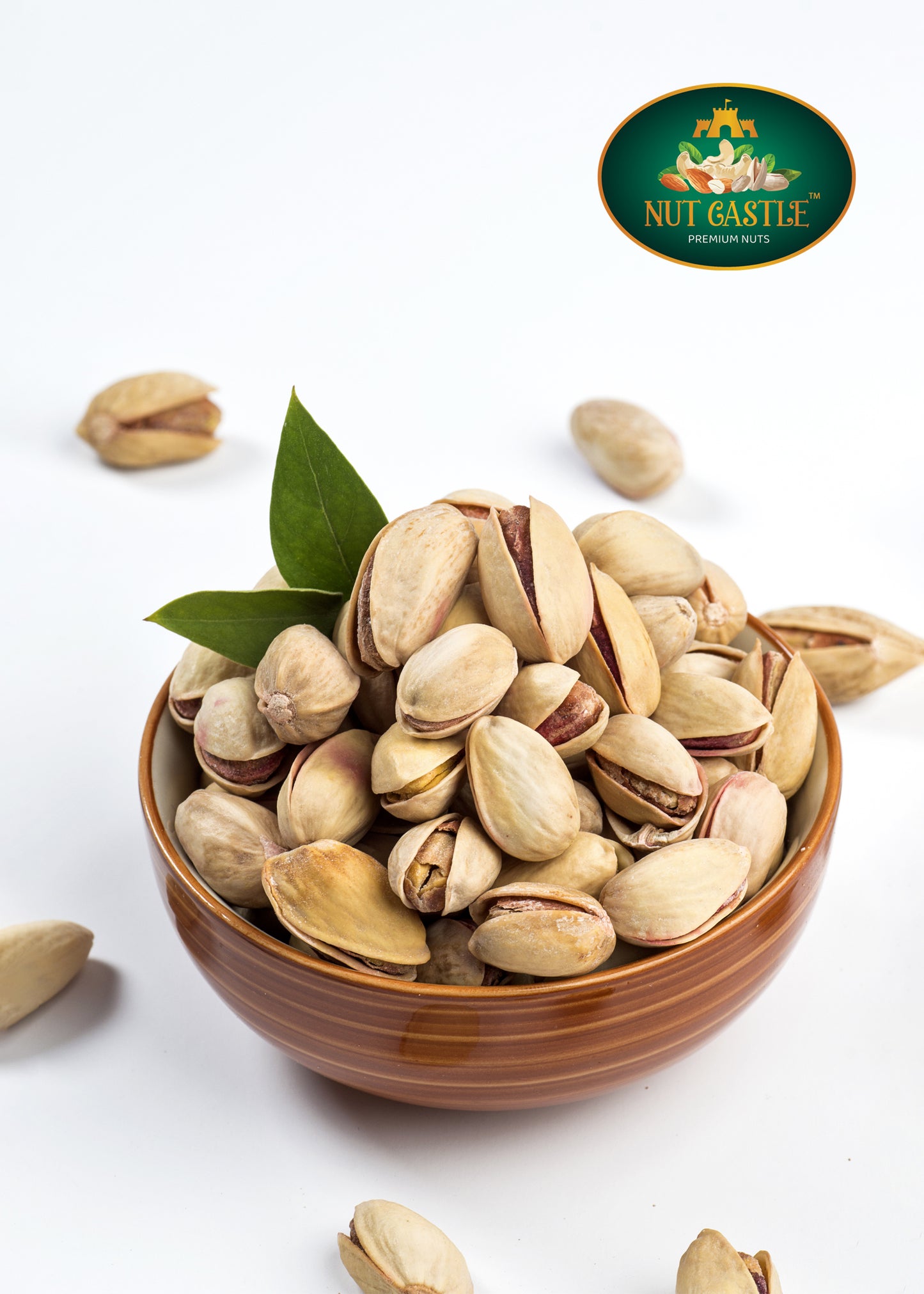 Nut Castle Premium Dry Roasted & Salted Pistachios, 200g