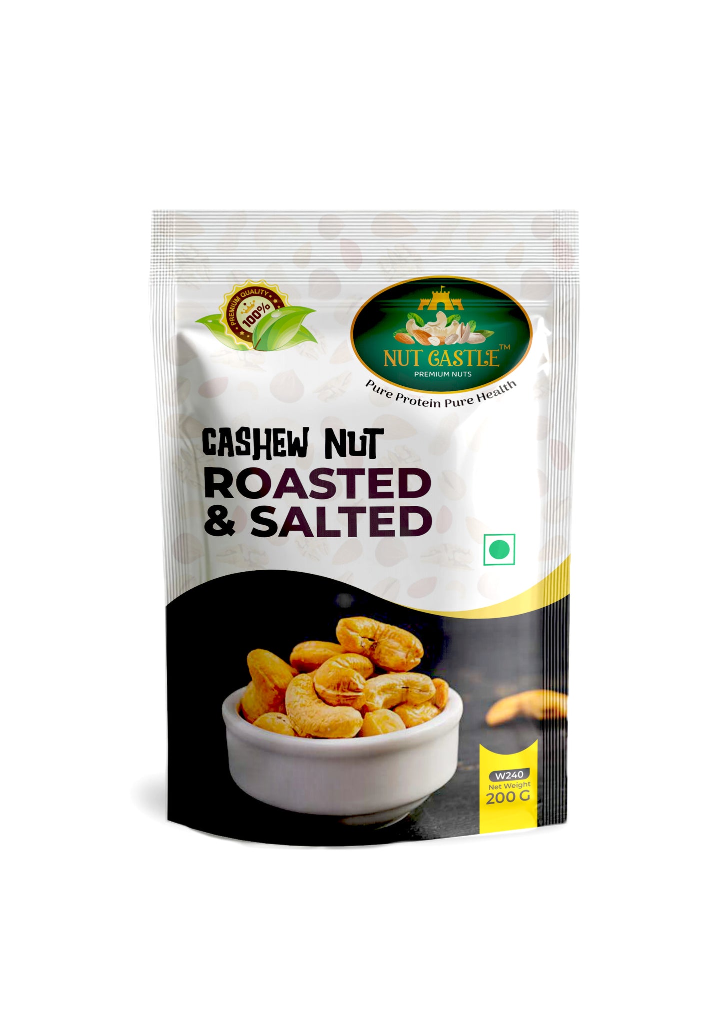 Nutcastle W240 Grade, Premium Roasted & Salted Cashew Nuts