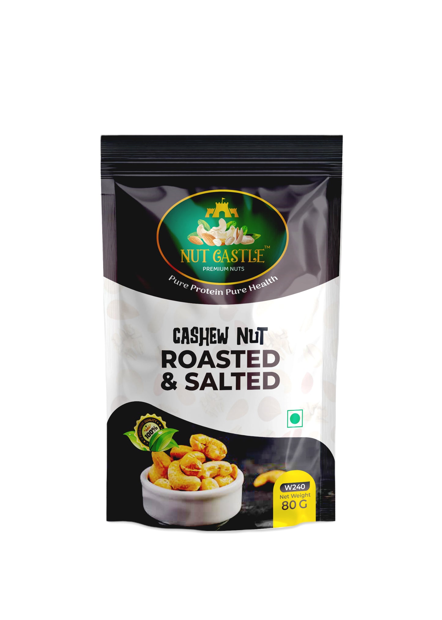 Nutcastle W240 Grade, Premium Roasted & Salted Cashew Nuts