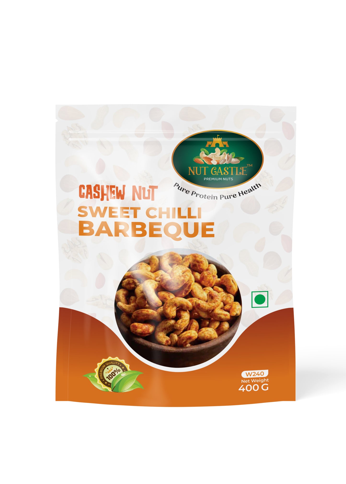 Nut Castle Sweet Chilli Barbeque Flavoured Cashew Nuts