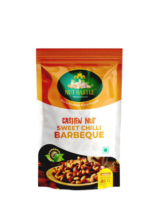Nut Castle Sweet Chilli Barbeque Flavoured Cashew Nuts